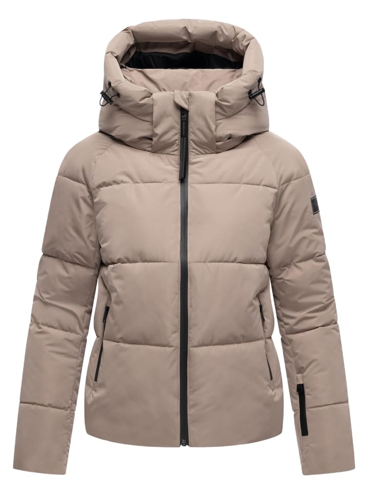 Steppjacke Frostherz XIV in Taupe Grey