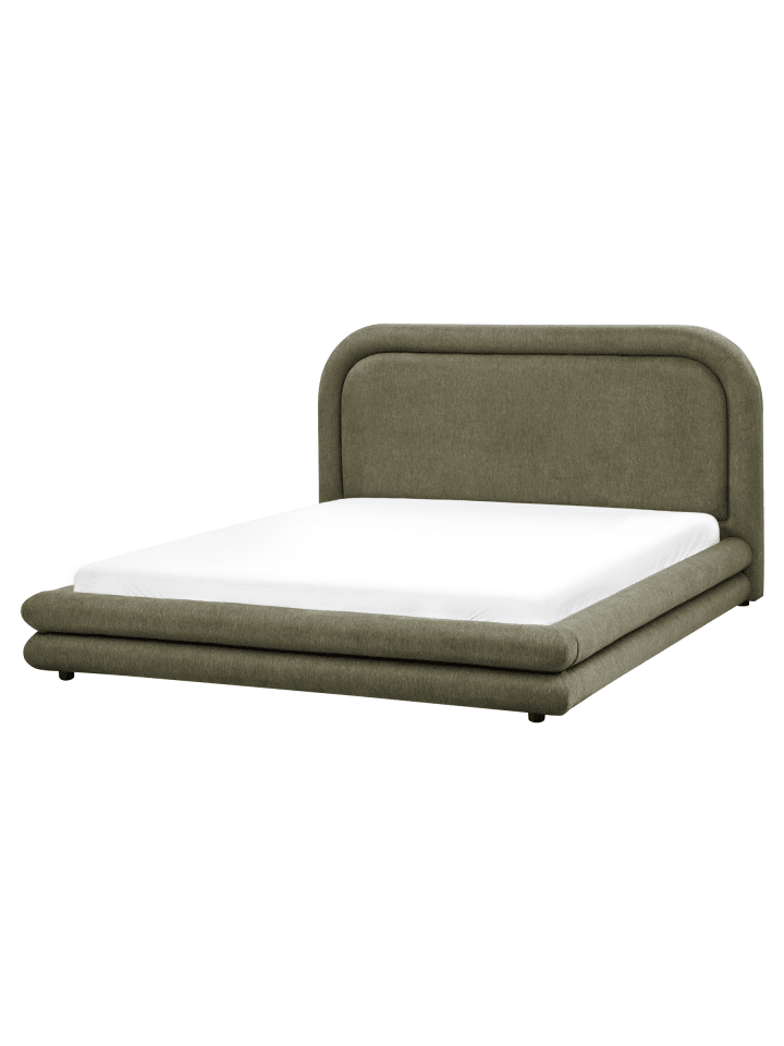 2-tlg Doppelbett LAVARDENS in Grün/Schwarz