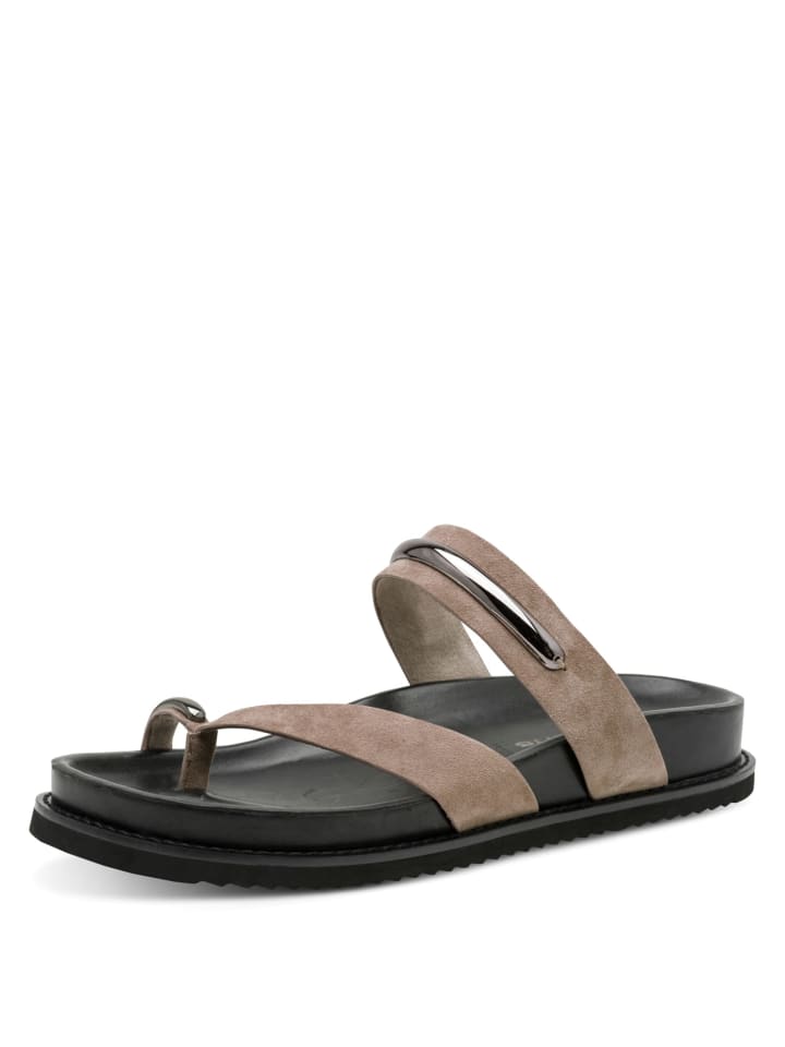 Zehentrenner in Beige