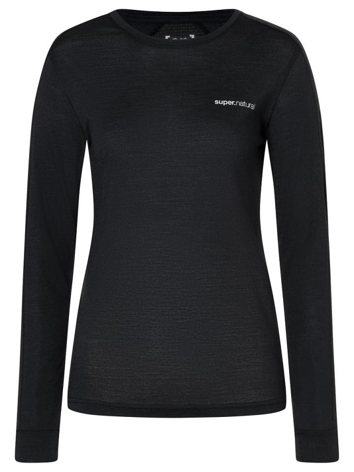 Merino Longsleeve ALARM RUNNING LS in schwarz