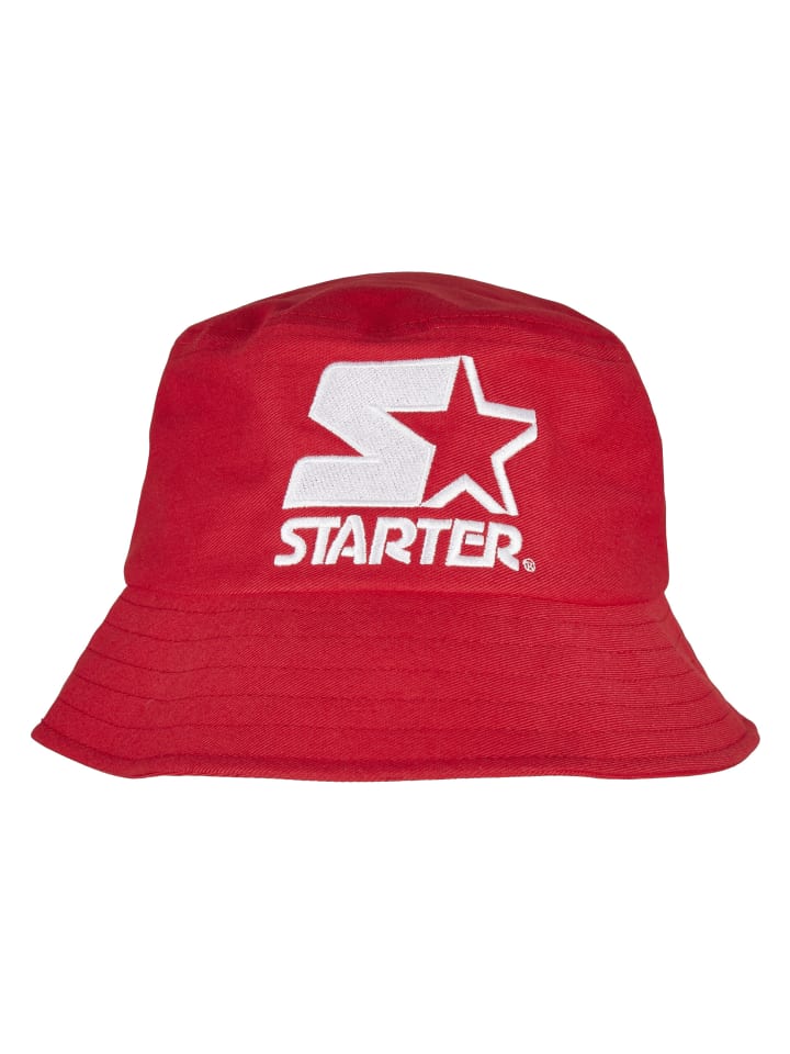 Bucket Hat in cityred