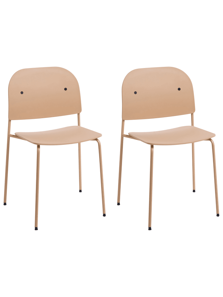 2er-Set Esszimmerstuhl WINDUST in Beige