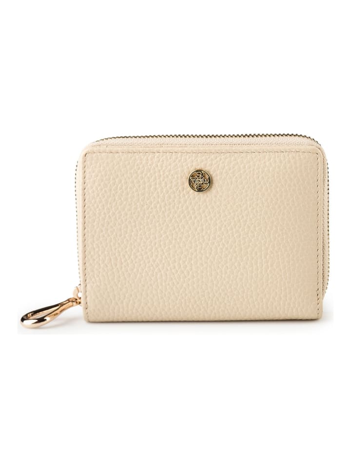 Alexandria Geldbörse RFID Schutz Leder 12.5 cm beige
