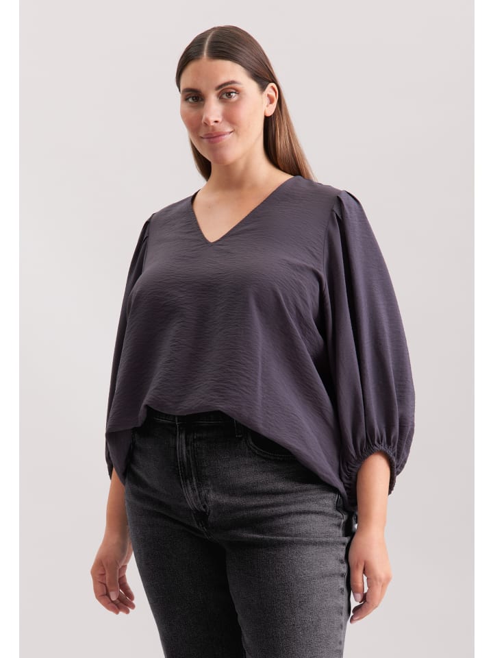Schlupfbluse Regular in Grau