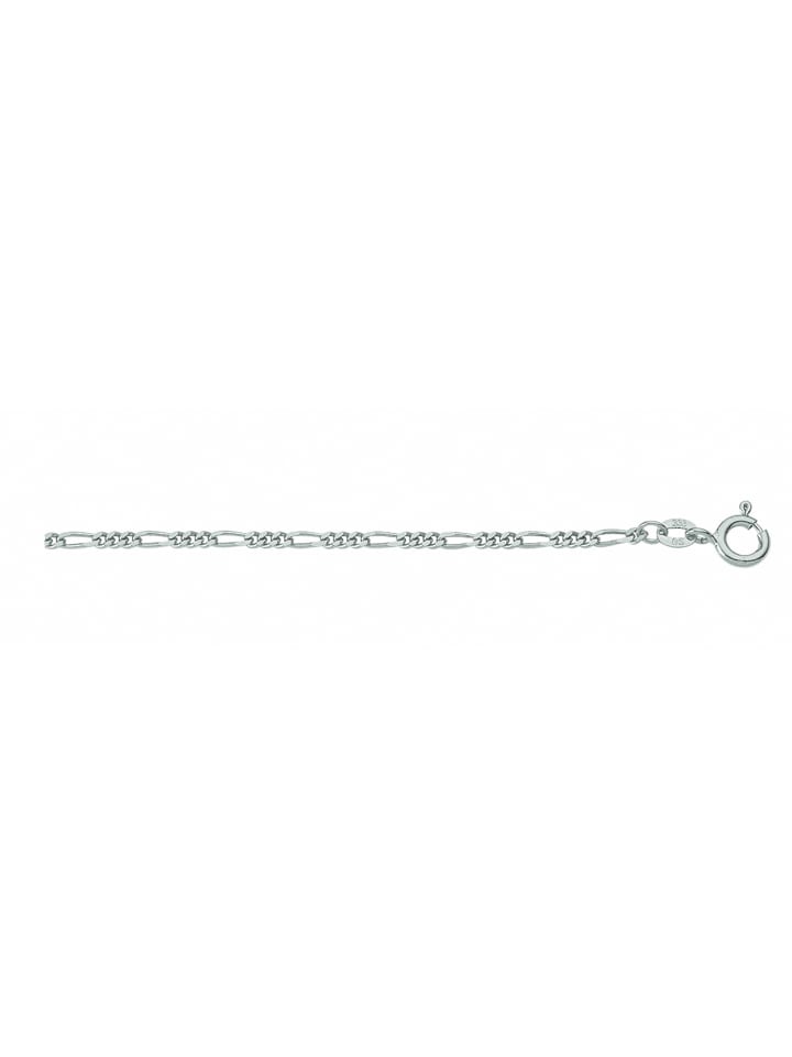 Damen 925 Silber Figaro Halskette Ø 1,8 mm in silber
