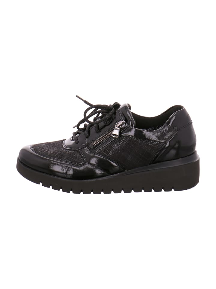 Komfort Schnürschuhe in Schwarz