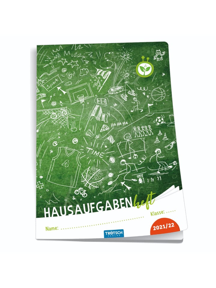 Trötsch Hausaufgabenheft Schülerkalender 2021/22 A5 Tafel-Motiv