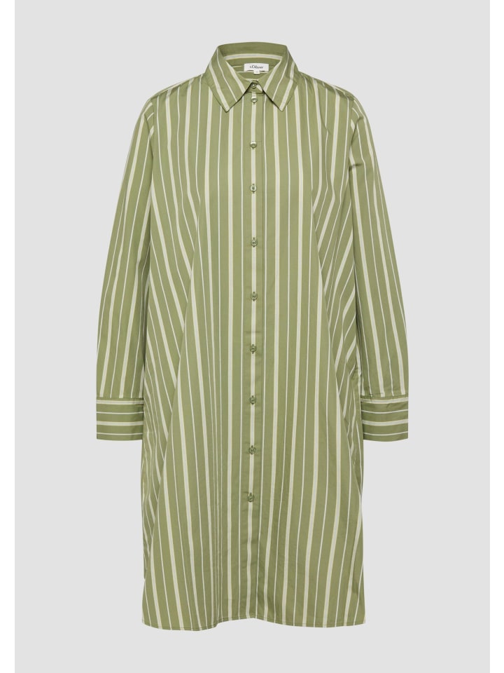 Kleid in 79G7_olivgrün