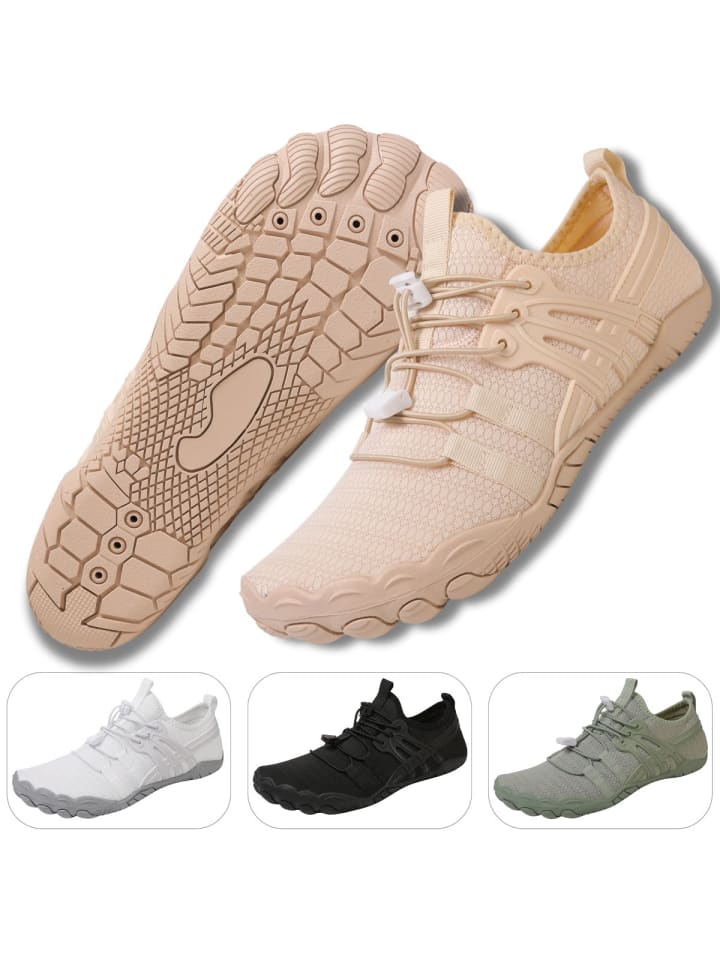 BalanceStep Barfußschuhe in  Beige 36