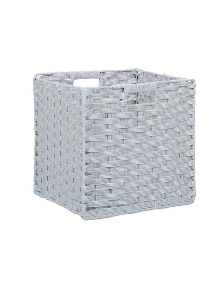 3 x Aufbewahrungskorb in Grau - (B)32 x (H)31 x (T)30 cm