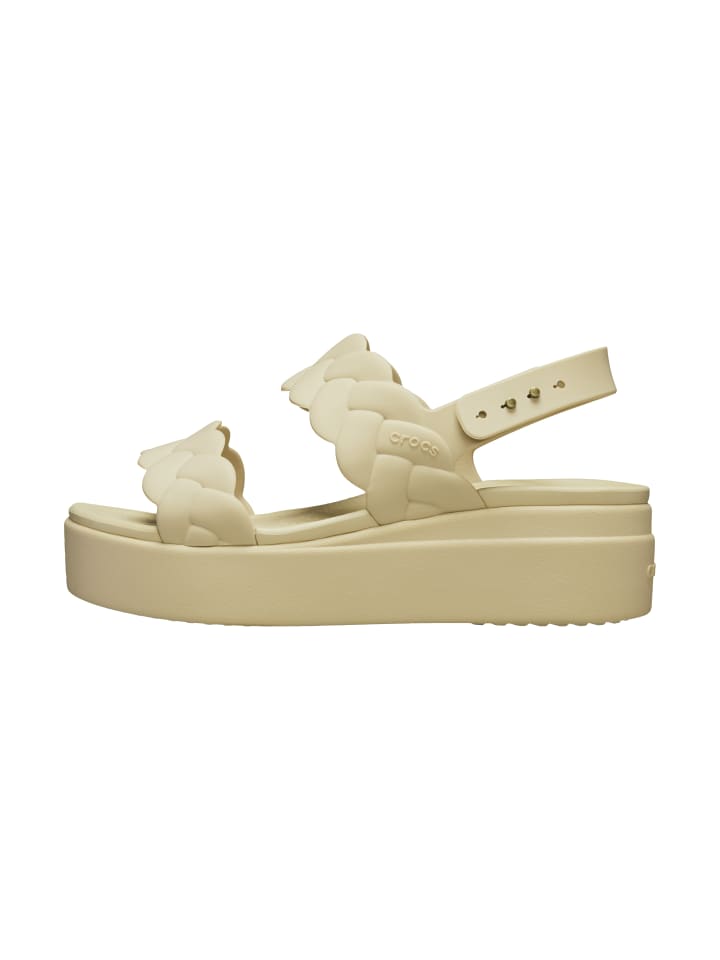 Sandalen mit Schnalle „Brooklyn Woven Upper“ Weiß