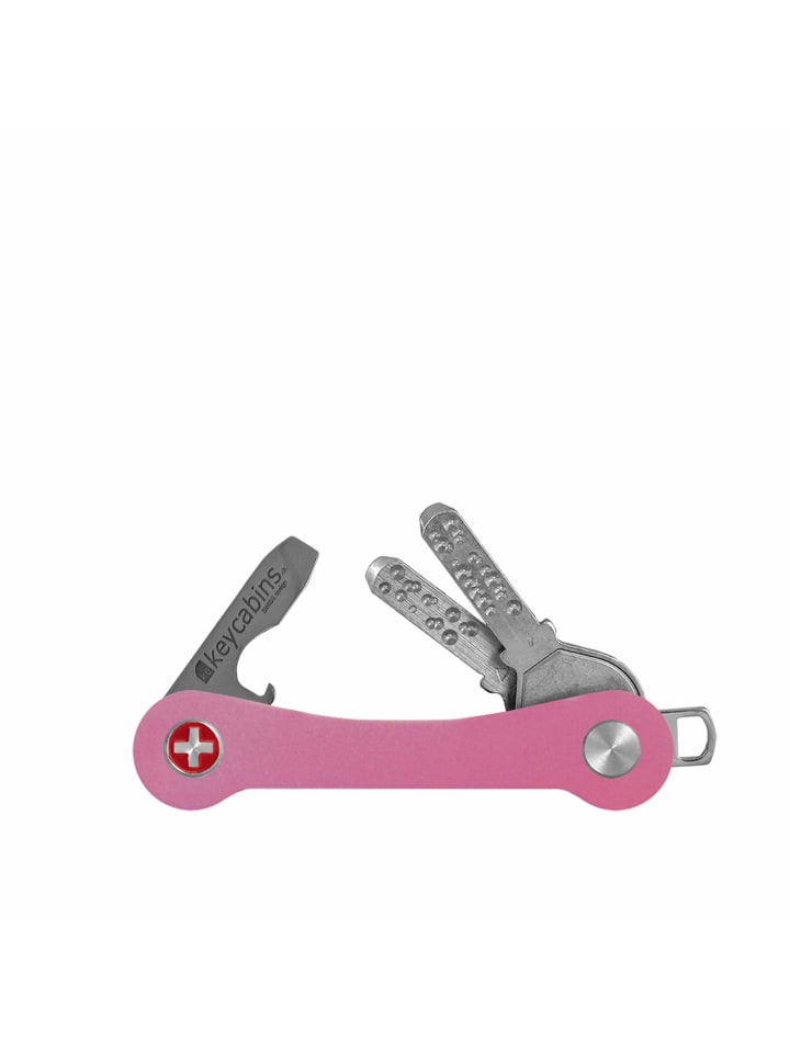 Schlüsselhalter Aluminium in pink