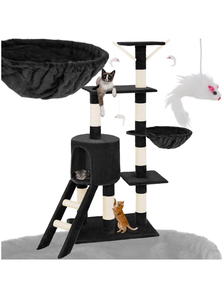 Katzenbaum Dominik 144 cm Diverse Farben Schwarz