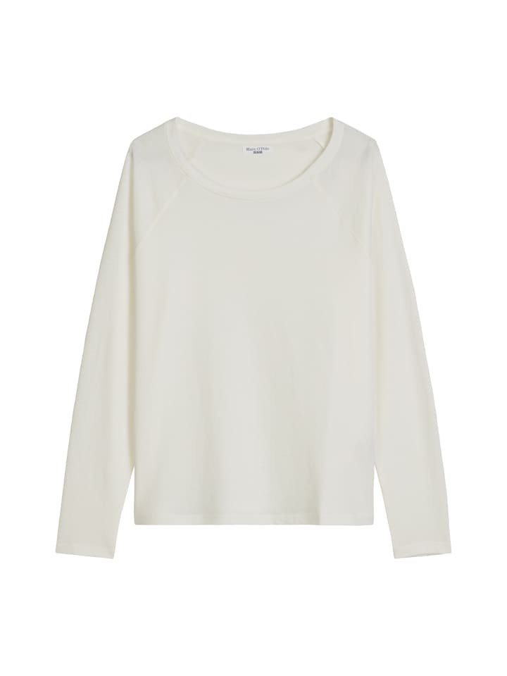Longsleeve relaxed in Silky White