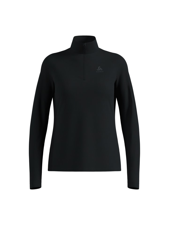 Midlayer Halfzip Besso in Schwarz