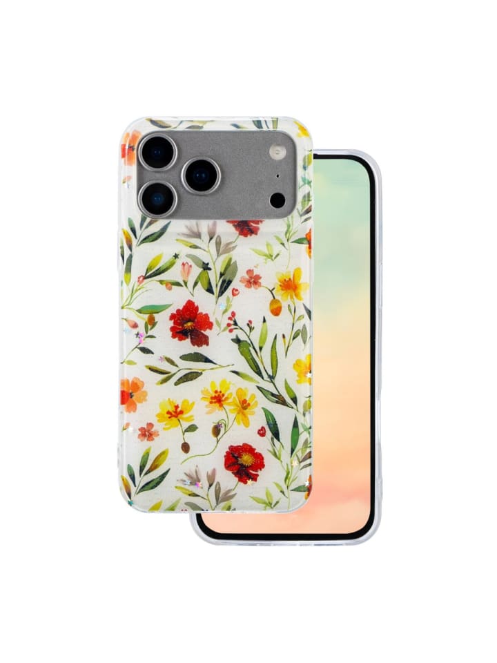 TFO Glow Glam kompatibel mit iPhone 17 Pro Max weiß Handyhülle in weiß