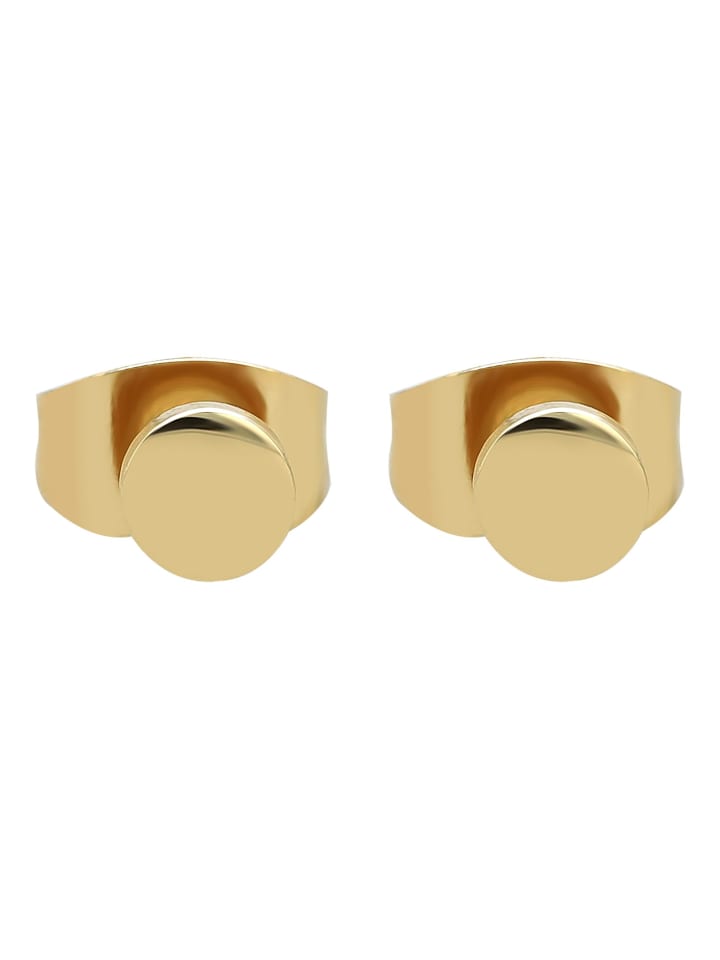 Unisex Ohrringe – Ohrstecker aus Edelstahl in gold