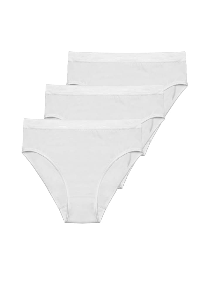 3er-Set: Slip in weiß