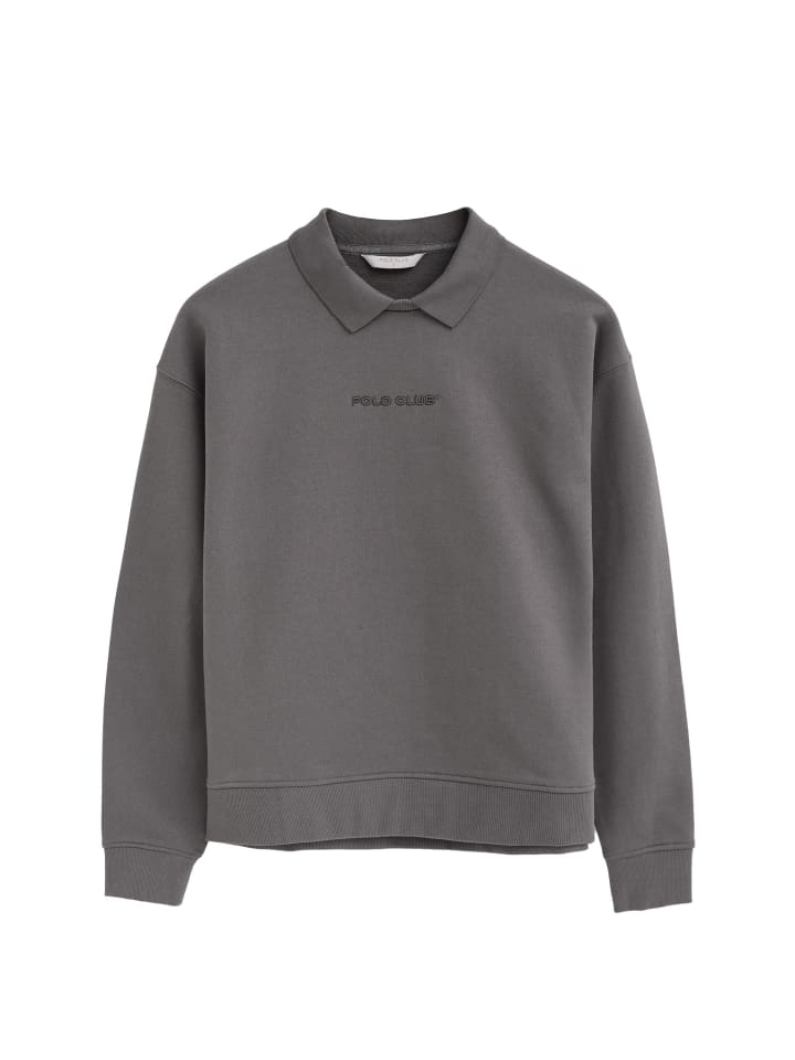 Sweatshirt WOMAN HADA LONG SLEEVE REGULAR FIT in Asphalt grau