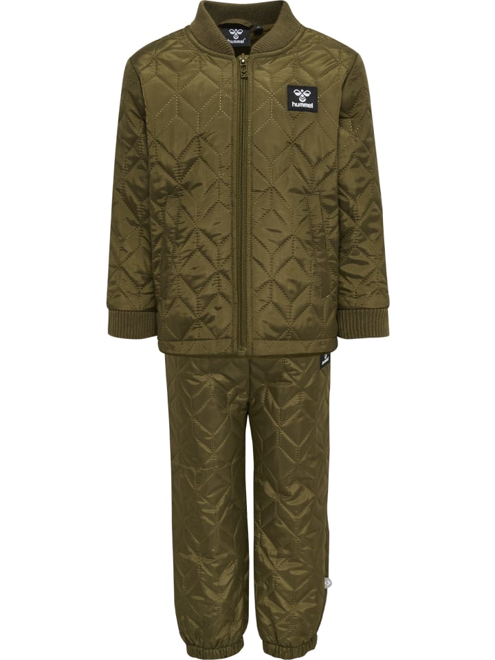 Reißverschluss Thermo Anzug Hmlnule Lebensstil Mädchen in DARK OLIVE