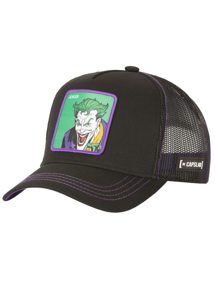 Capslab DC Comics Joker Cap in Schwarz