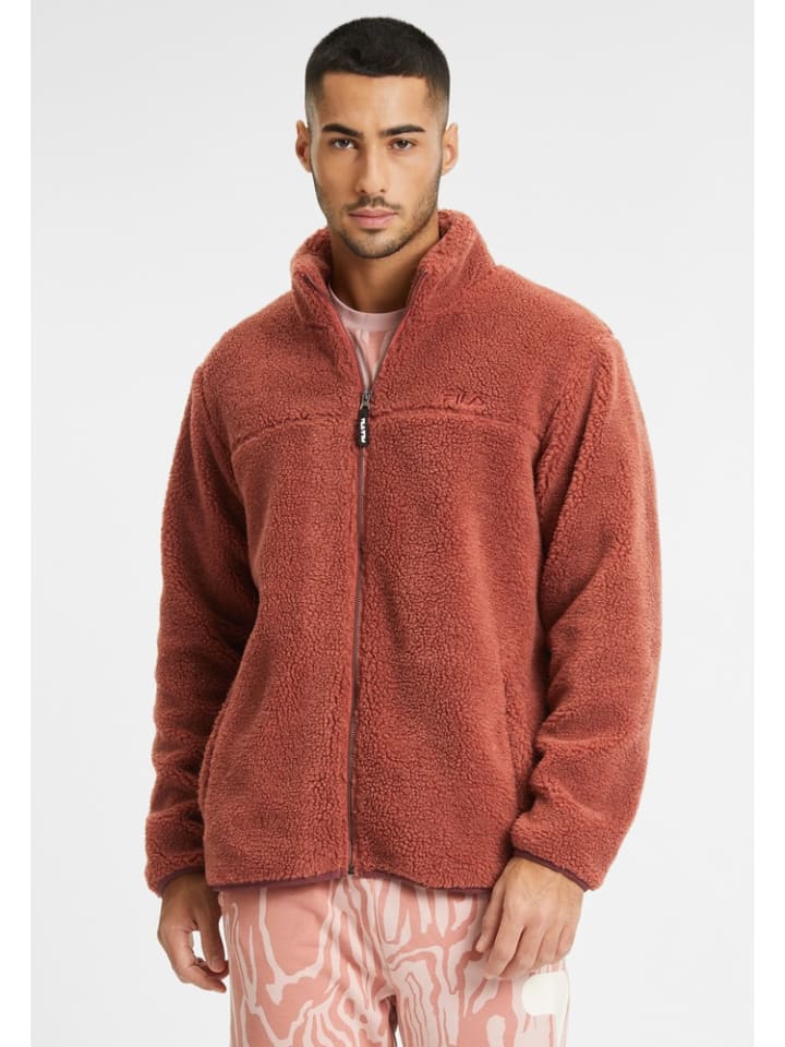 Fleecejacke/Fleecepullover in Rot