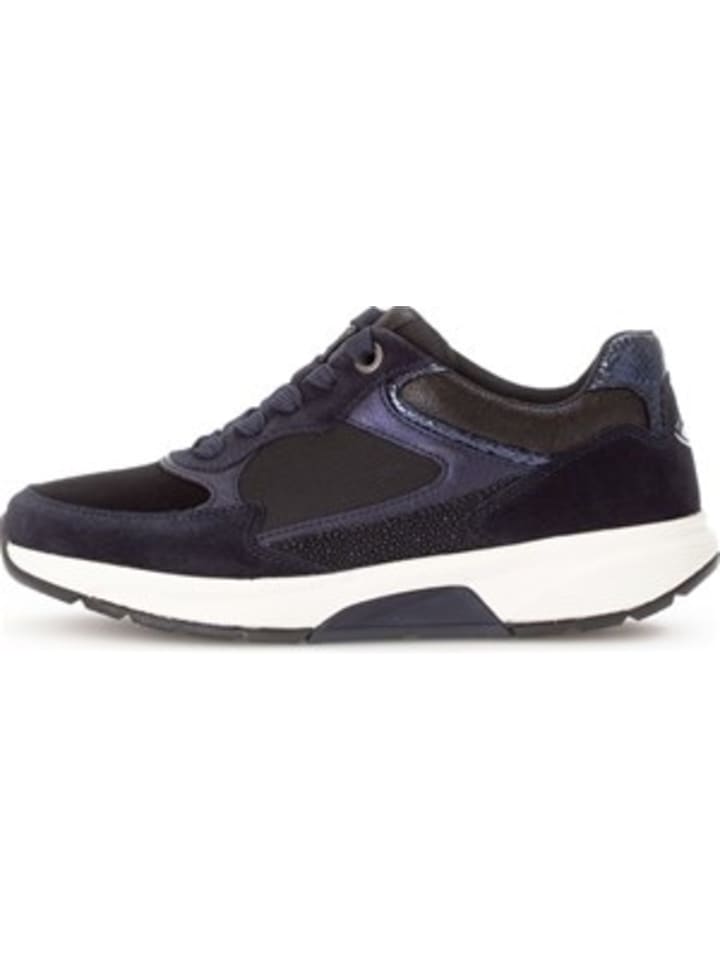 Schnürschuh in blau