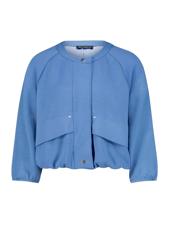 Blouson mit 3/4 Arm in Blau