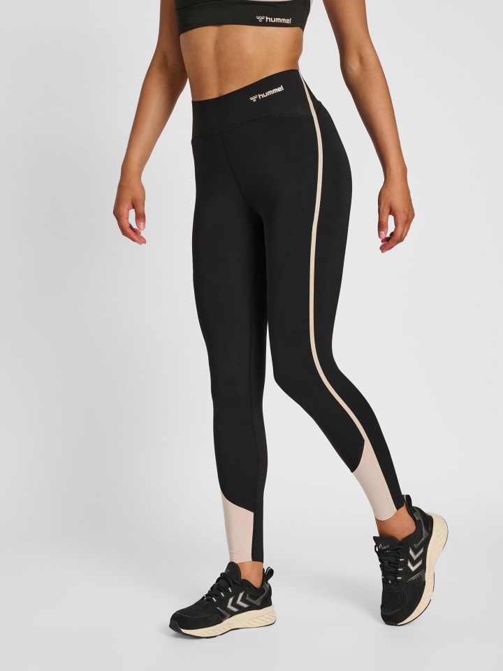 Leggings Hmlmt Riga Multisport Damen in BLACK/CHATEAU GREY