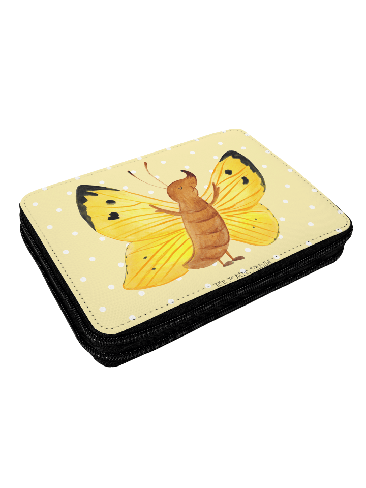 Federmäppchen Schmetterling Zitronenfalter ohne... in Gelb Pastell