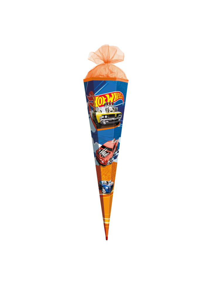 Schultüte groß Hot Wheels 85 cm in Bunt