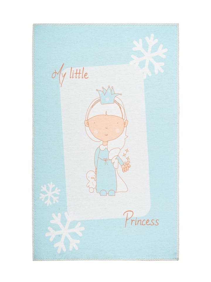 Flachgewebe Teppich Bambi 125 in Mint