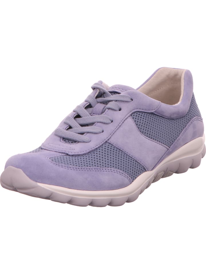 Schnürschuh in blau
