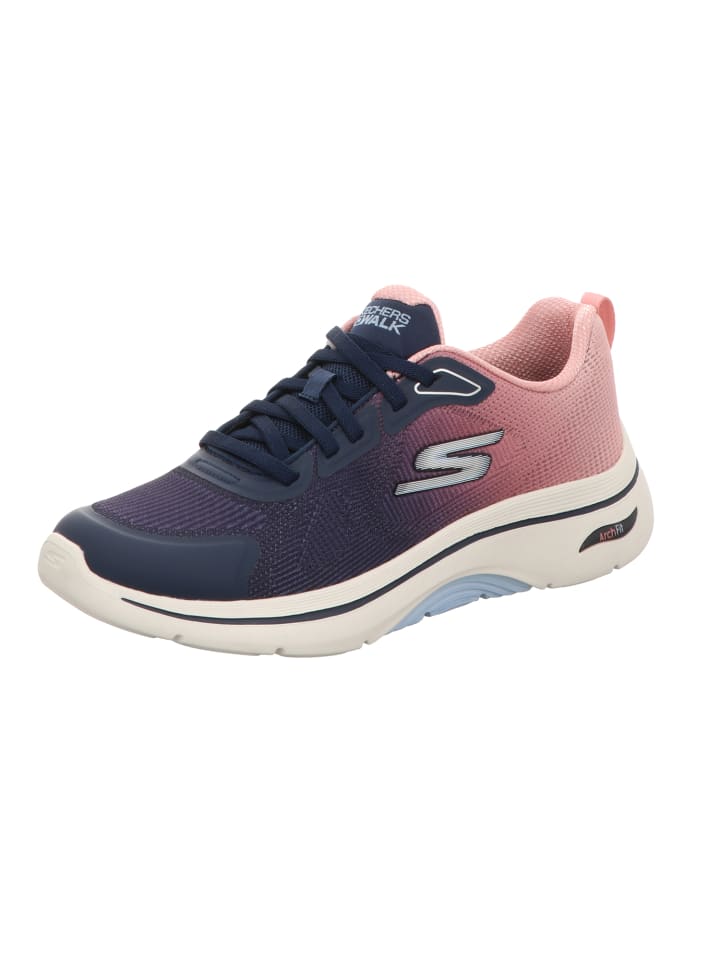 Schnürschuh in blau