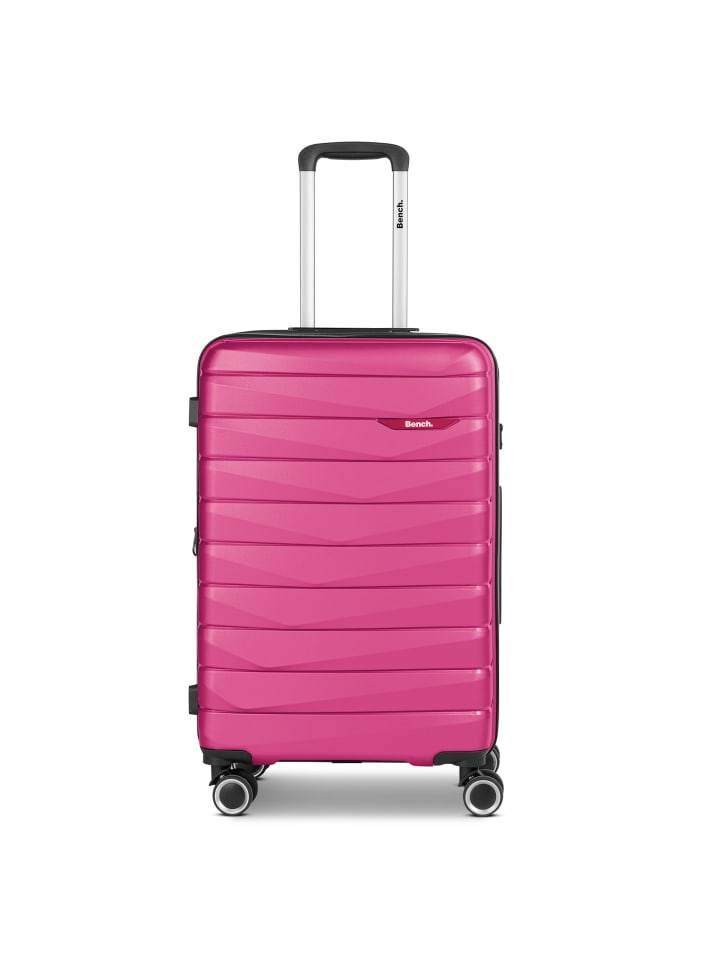 Paris 4 Rollen Trolley M 66 cm mit Dehnfalte arctic-pink