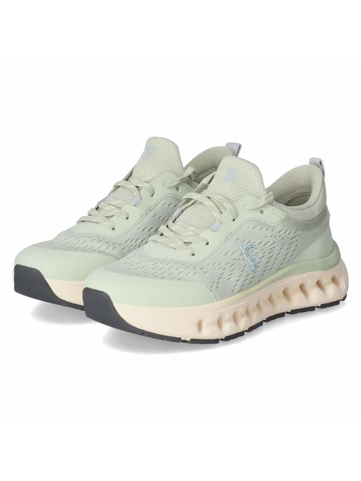 Low Sneaker in grün