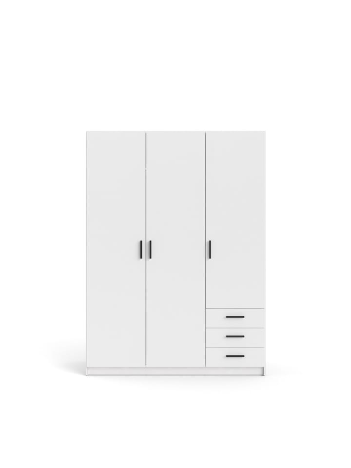 Kleiderschrank Spell Weiß 147 x 50 cm