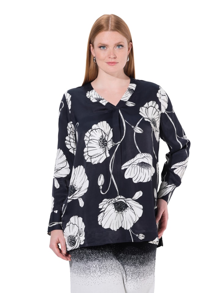 Bluse in schwarz
