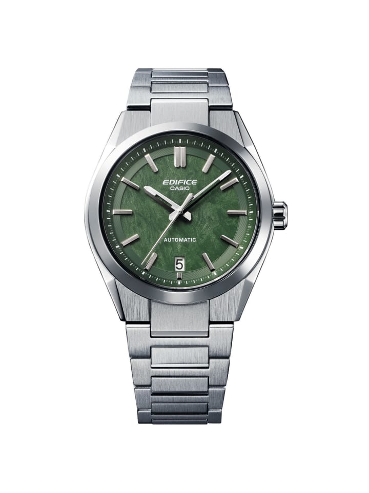 Automatik Edelstahl Herrenuhr Dunkelgrün 100m Ø39mm
