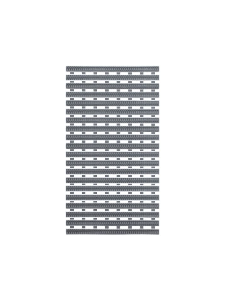 Antirutschmatte in Grau/ Weiß - (B)69 x (T)38 cm