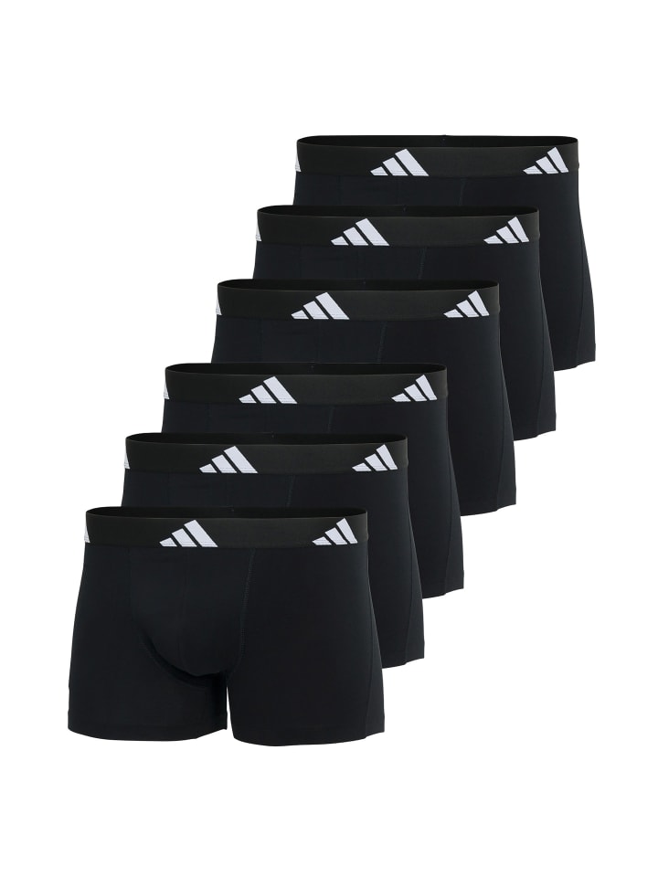 Boxershort 6er Pack in Schwarz