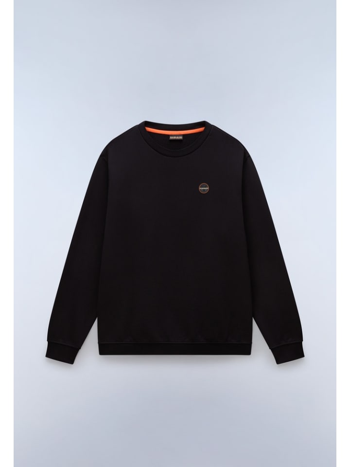 Pullover "B-Badge C 1" in Schwarz