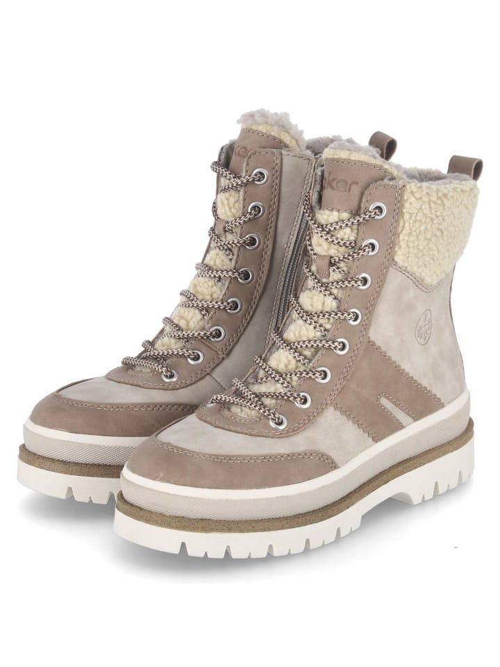 Winterboots in beige