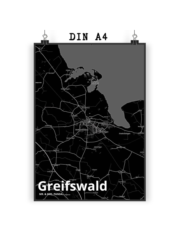 Plakat Greifswald mit Spruch in Keine Angabe