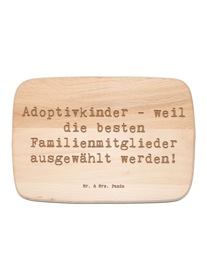 Holz Schneidebrett Spruch Adoptivkind Auswahl m... in Transparent