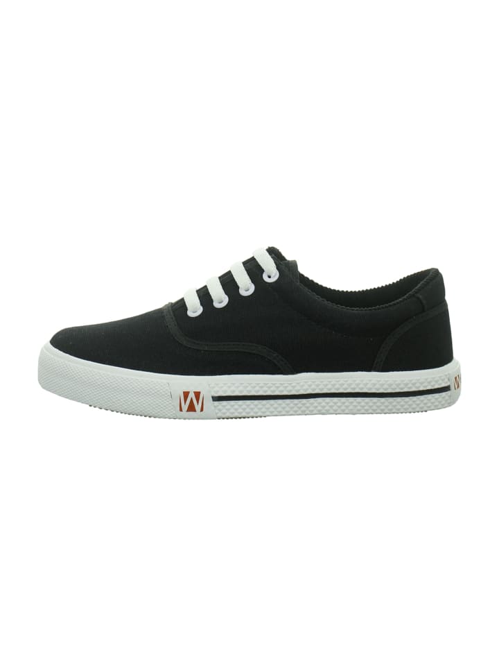 Sportliche Schnürschuhe in Schwarz