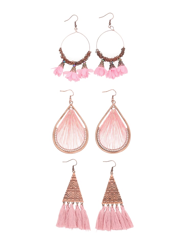 Women Earrings in Dark Brown
