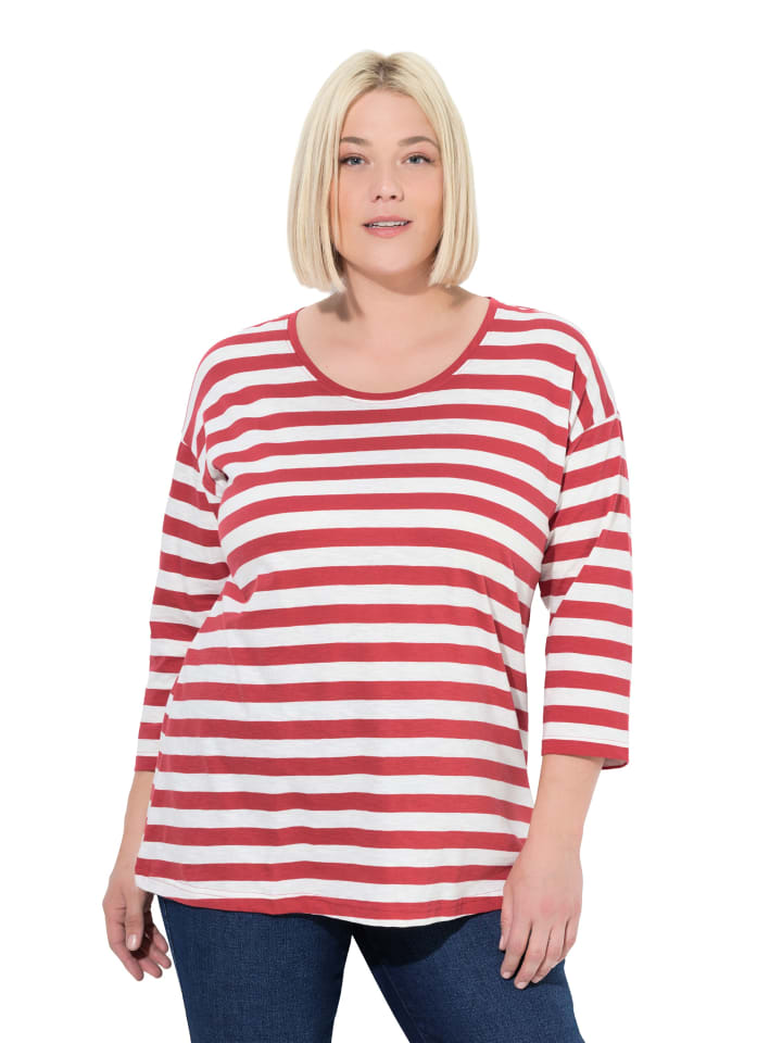 Shirt in rubinrot