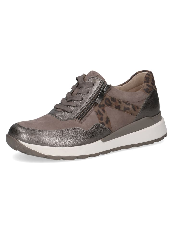 Schnürschuhe in taupe comb