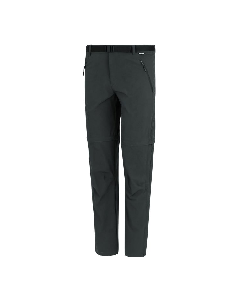 Zip Off Outdoorhose XERT Stretch Z/O Trousers Kurzgröße in grau